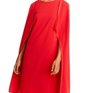 NWT ❤️ PAULE KA Red Sheath Dress with Bateau Neckline